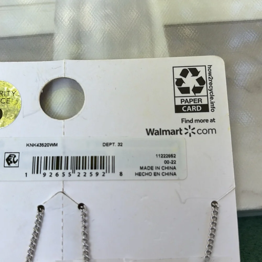 NWT Wonder Nation Silver Emoji BFF 16” Necklace + Extender Set Smiley Faces